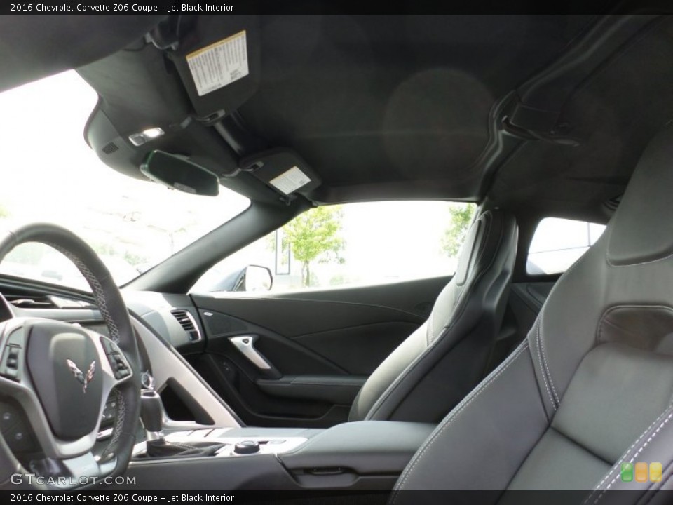Jet Black Interior Photo for the 2016 Chevrolet Corvette Z06 Coupe #105622850