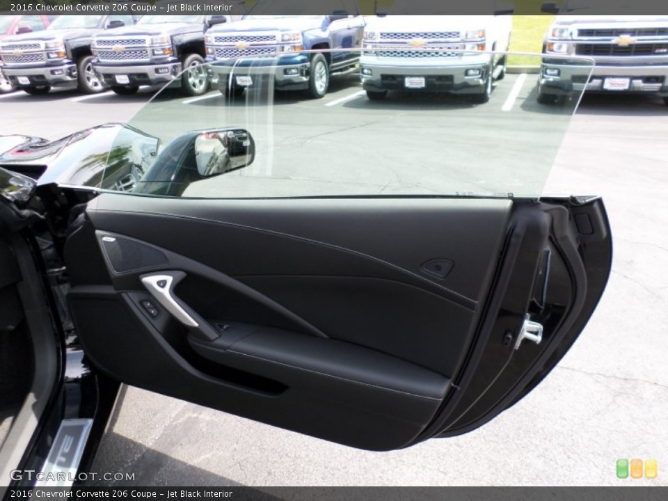 Jet Black Interior Door Panel for the 2016 Chevrolet Corvette Z06 Coupe #105622869