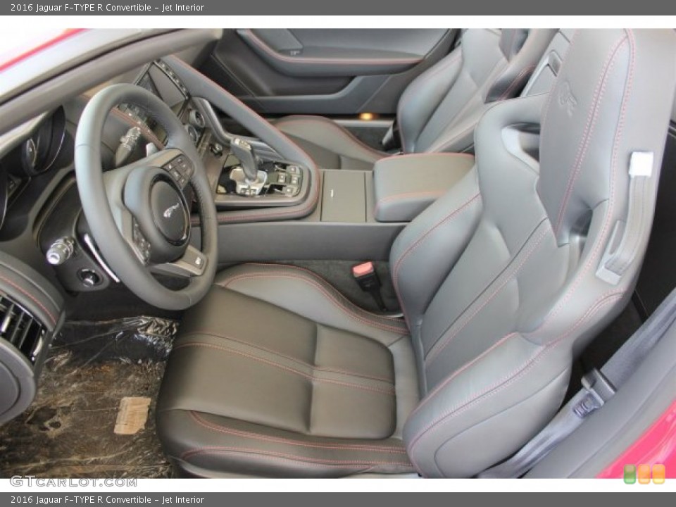 Jet Interior Front Seat for the 2016 Jaguar F-TYPE R Convertible #105622873