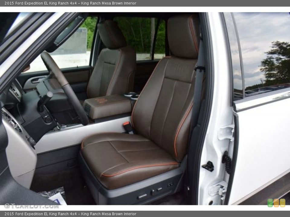 King Ranch Mesa Brown Interior Front Seat for the 2015 Ford Expedition EL King Ranch 4x4 #105622951