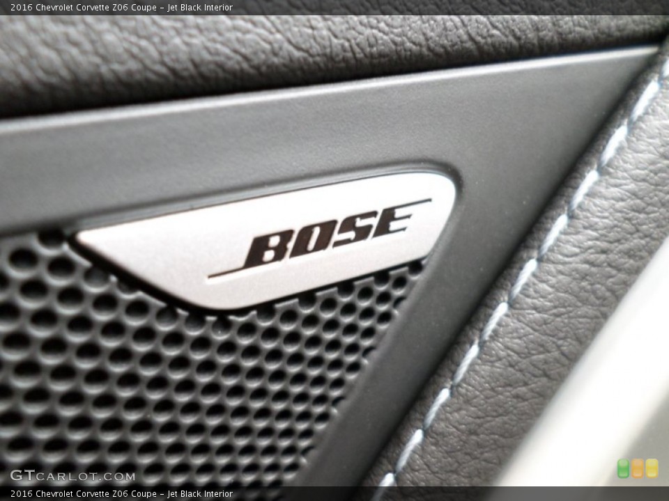 Jet Black Interior Audio System for the 2016 Chevrolet Corvette Z06 Coupe #105622974