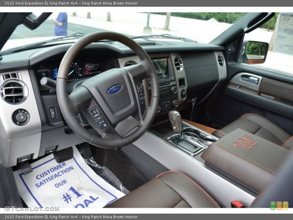 King Ranch Mesa Brown 2015 Ford Expedition Interiors