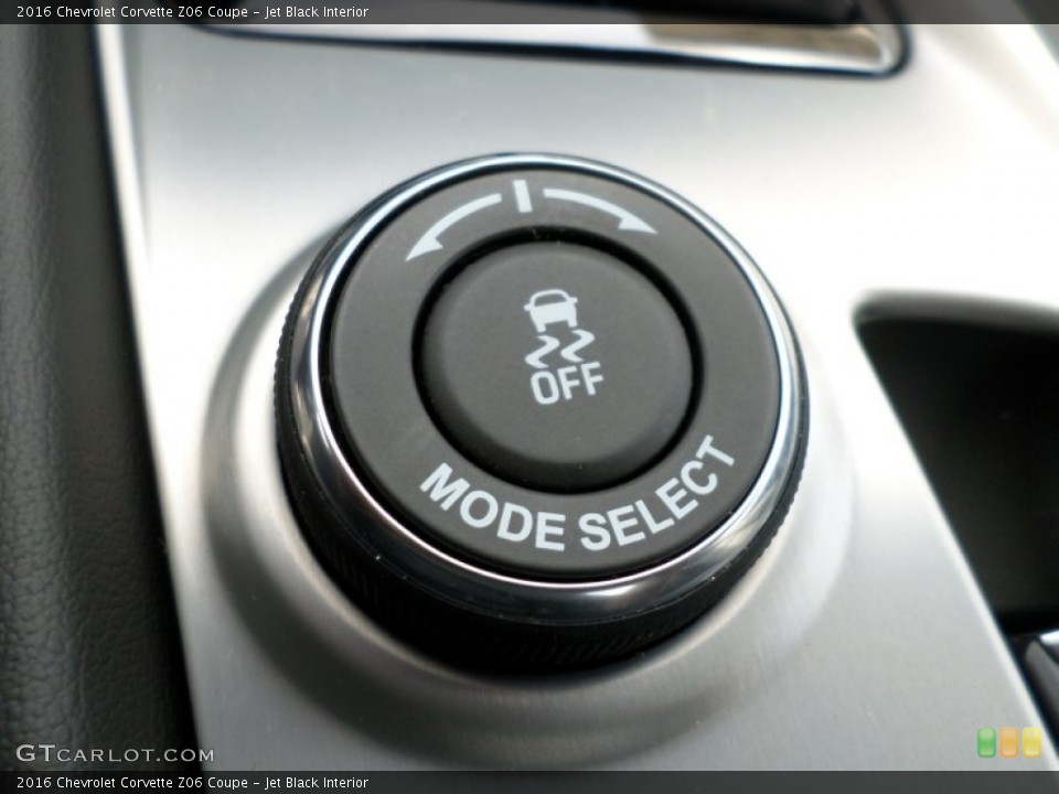 Jet Black Interior Controls for the 2016 Chevrolet Corvette Z06 Coupe #105623065