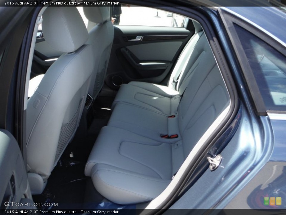 Titanium Gray Interior Rear Seat for the 2016 Audi A4 2.0T Premium Plus quattro #105623968