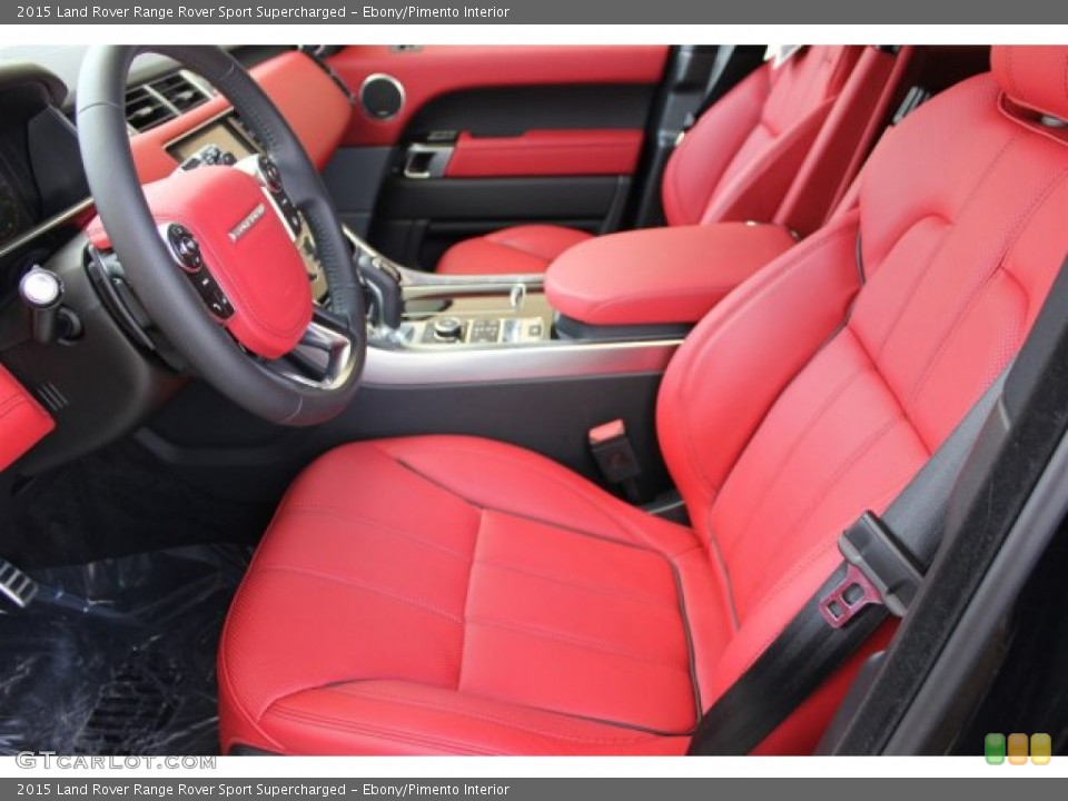 Ebony/Pimento Interior Photo for the 2015 Land Rover Range Rover Sport Supercharged #105624040