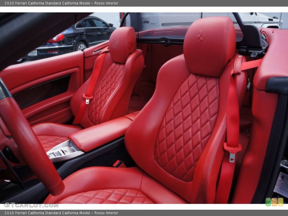 Rosso Interior Front Seat for the 2010 Ferrari California  #105627586