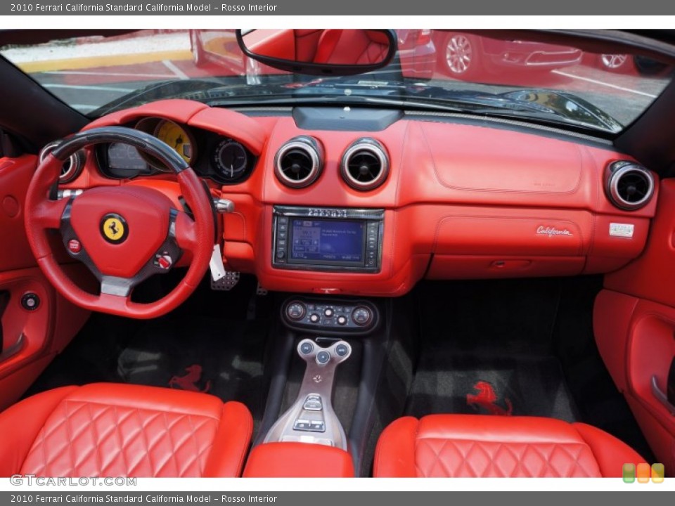 Rosso Interior Dashboard for the 2010 Ferrari California  #105628186