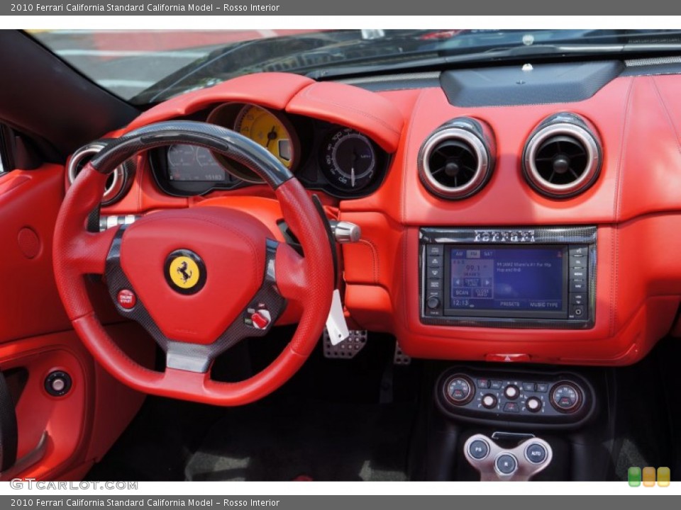Rosso Interior Dashboard for the 2010 Ferrari California  #105628201