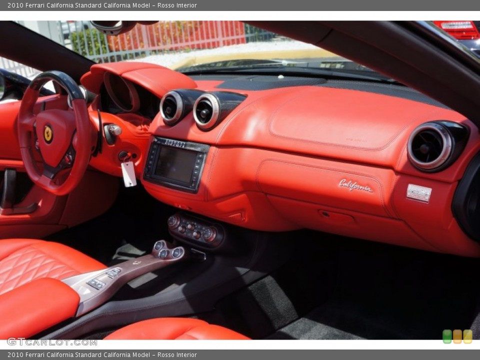 Rosso Interior Dashboard for the 2010 Ferrari California  #105628282