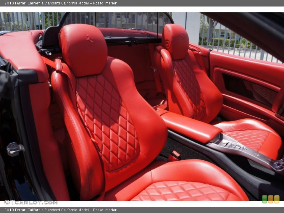 Rosso 2010 Ferrari California Interiors