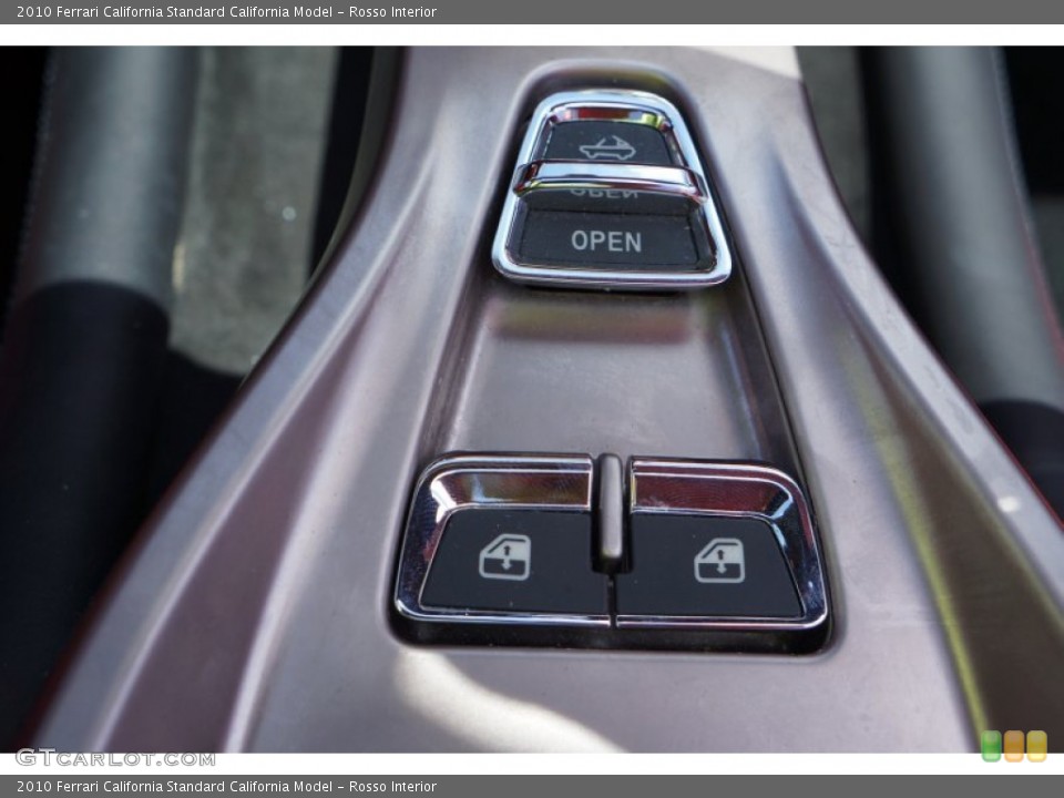 Rosso Interior Controls for the 2010 Ferrari California  #105628936