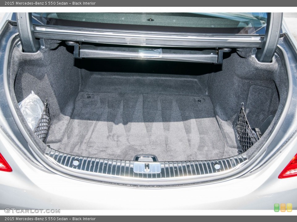 Black Interior Trunk for the 2015 Mercedes-Benz S 550 Sedan #105632464