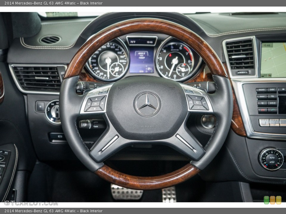 Black Interior Steering Wheel for the 2014 Mercedes-Benz GL 63 AMG 4Matic #105647769