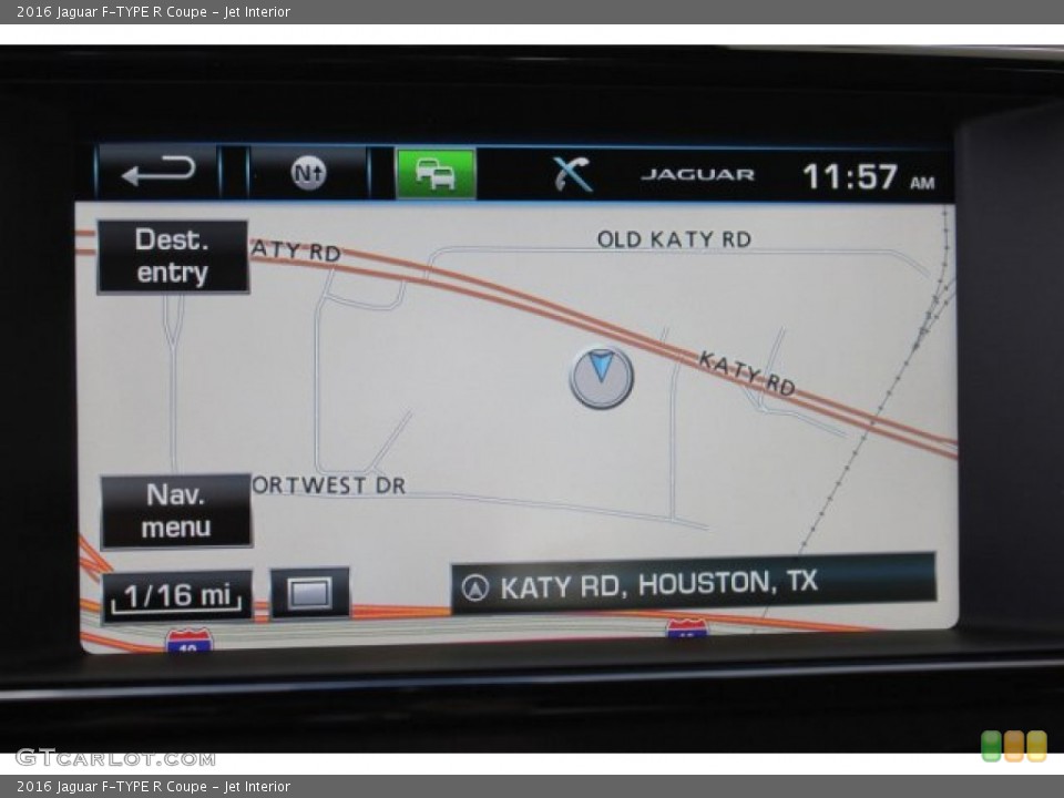 Jet Interior Navigation for the 2016 Jaguar F-TYPE R Coupe #105656474