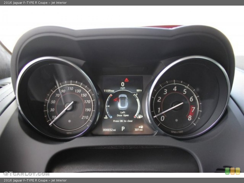 Jet Interior Gauges for the 2016 Jaguar F-TYPE R Coupe #105656874