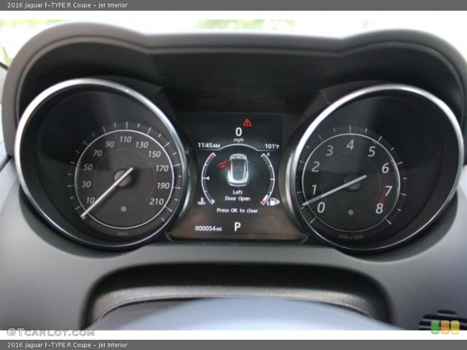 Jet Interior Gauges for the 2016 Jaguar F-TYPE R Coupe #105657741