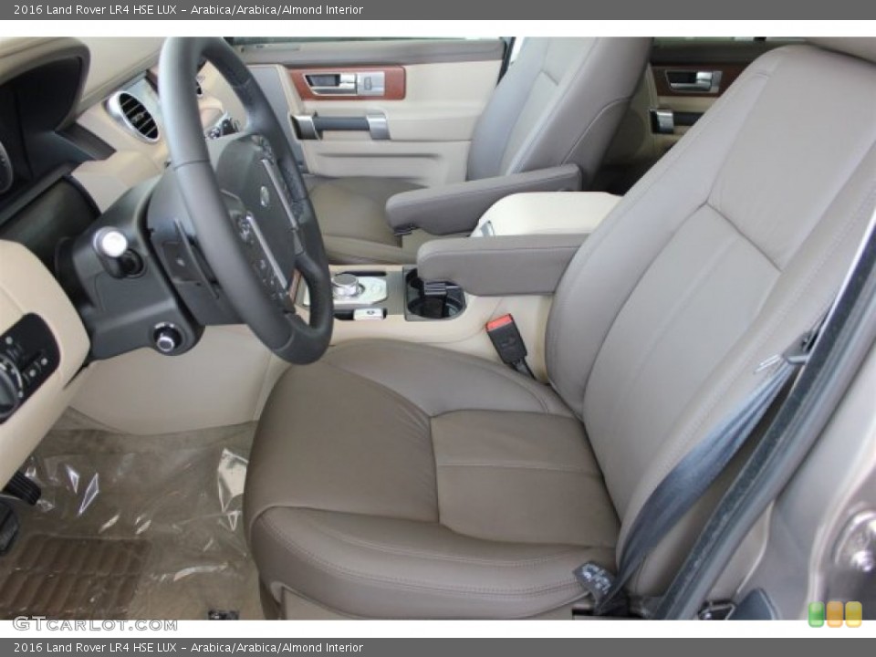 Arabica/Arabica/Almond Interior Front Seat for the 2016 Land Rover LR4 HSE LUX #105658176