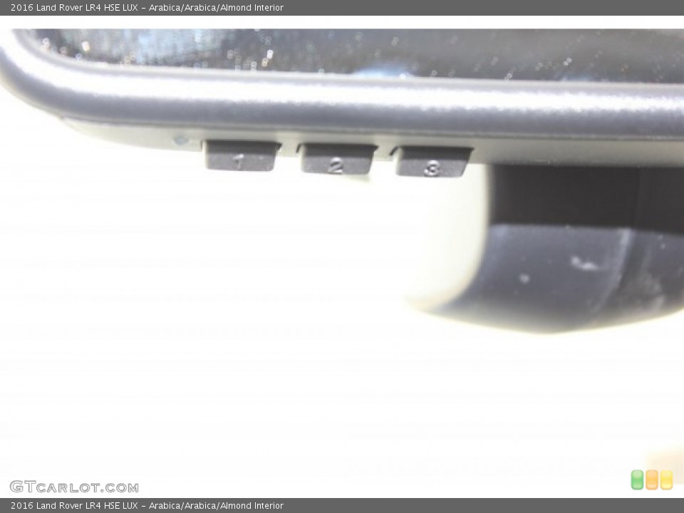 Arabica/Arabica/Almond Interior Controls for the 2016 Land Rover LR4 HSE LUX #105658407