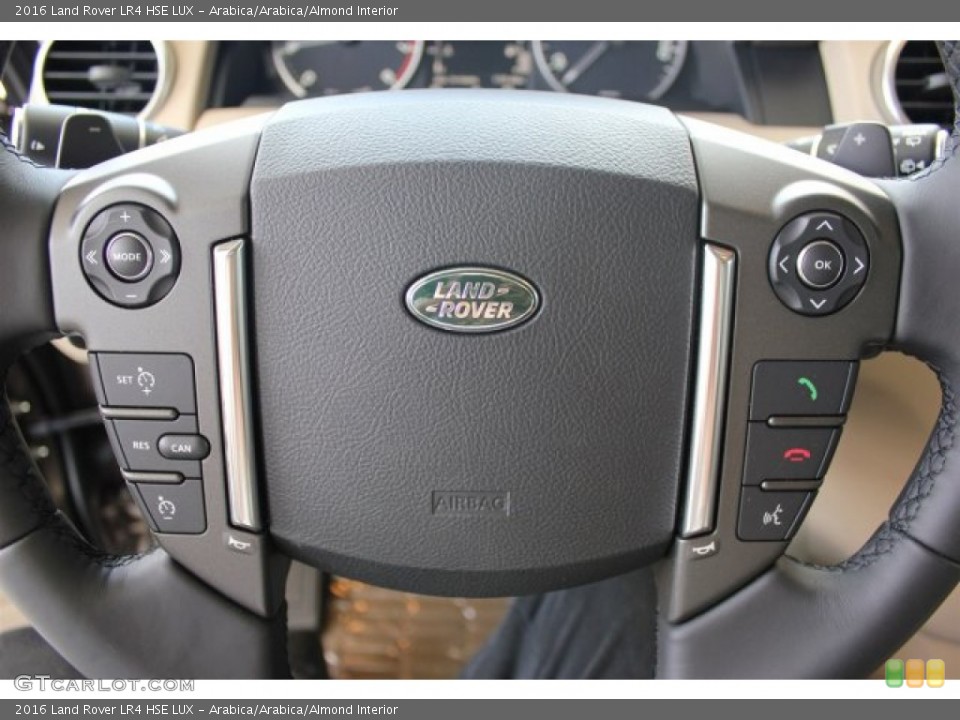 Arabica/Arabica/Almond Interior Controls for the 2016 Land Rover LR4 HSE LUX #105658542