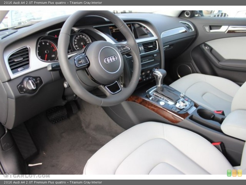 Titanium Gray Interior Photo for the 2016 Audi A4 2.0T Premium Plus quattro #105674889