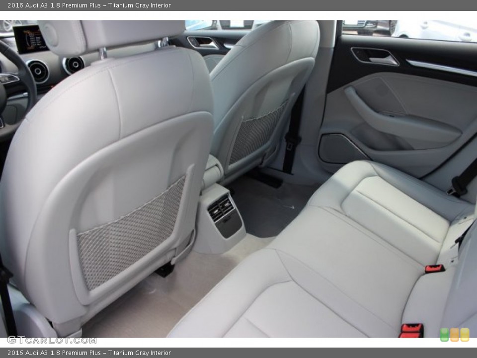 Titanium Gray Interior Rear Seat for the 2016 Audi A3 1.8 Premium Plus #105676071