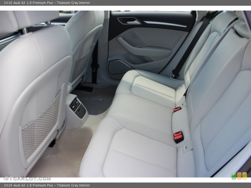 Titanium Gray Interior Rear Seat for the 2016 Audi A3 1.8 Premium Plus #105676077