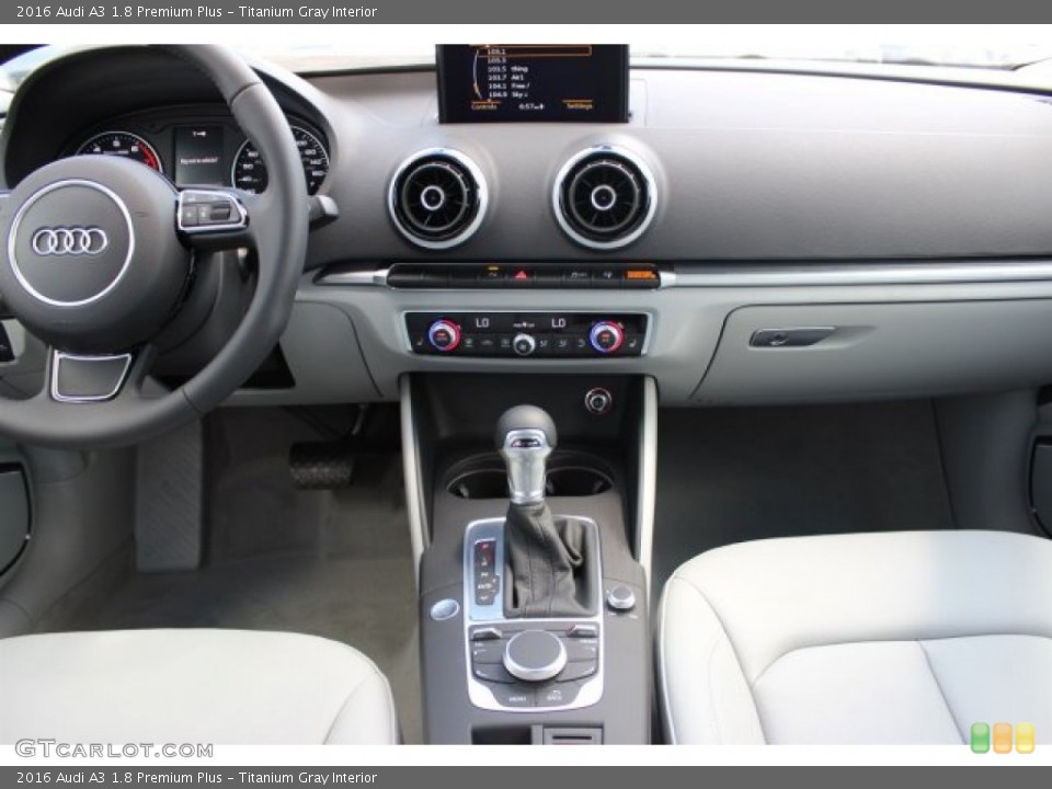 Titanium Gray Interior Dashboard for the 2016 Audi A3 1.8 Premium Plus #105676083