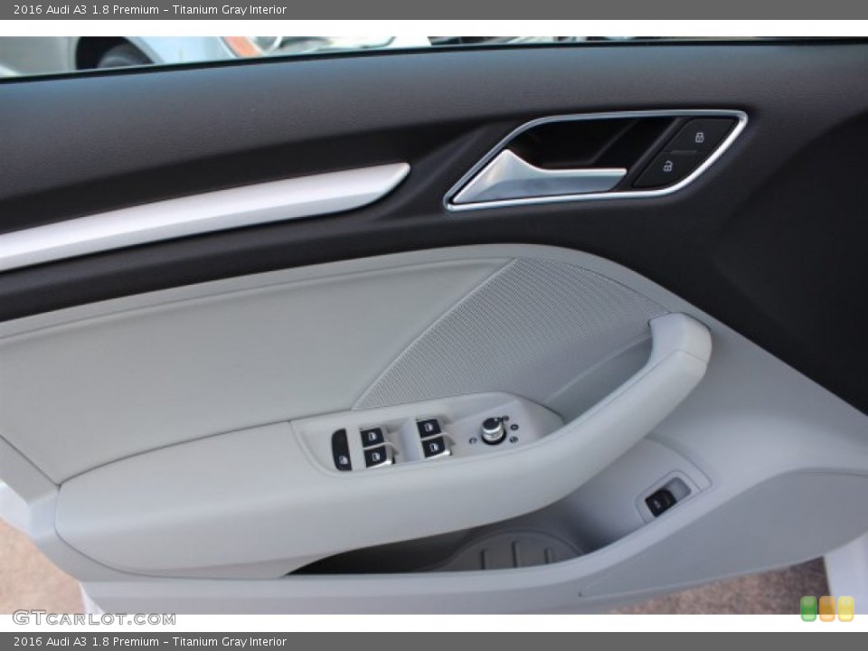 Titanium Gray Interior Door Panel for the 2016 Audi A3 1.8 Premium #105677693