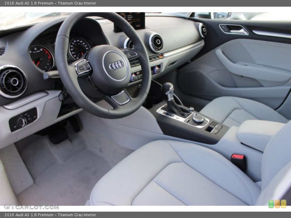 Titanium Gray Interior Photo for the 2016 Audi A3 1.8 Premium #105677756
