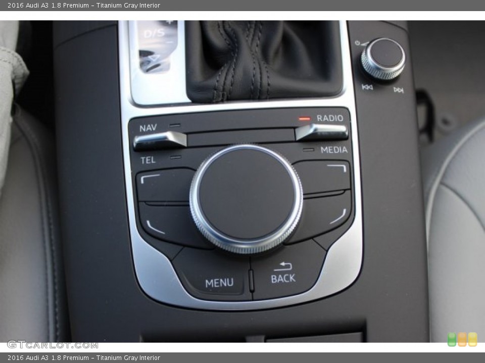 Titanium Gray Interior Controls for the 2016 Audi A3 1.8 Premium #105677852