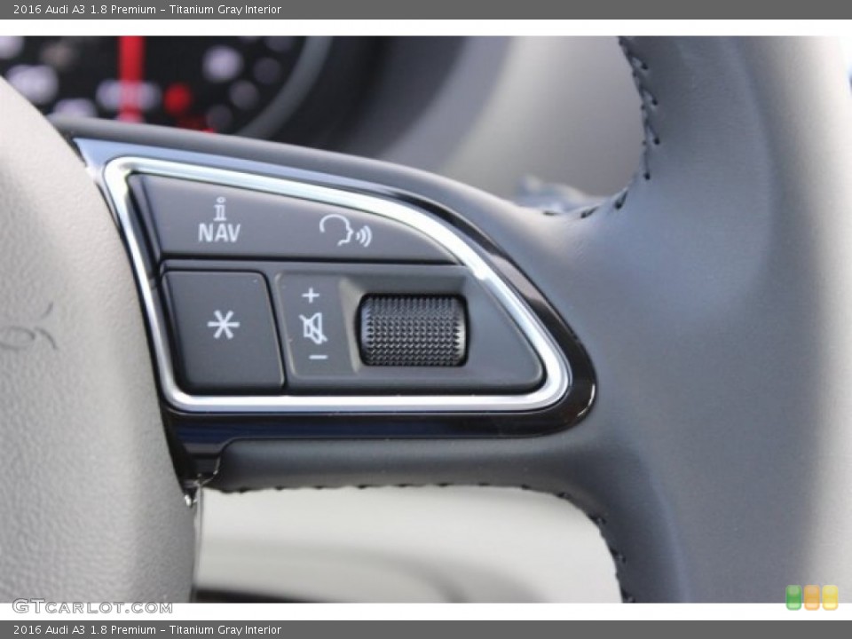 Titanium Gray Interior Controls for the 2016 Audi A3 1.8 Premium #105677961