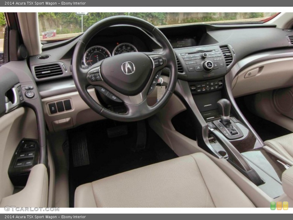 Ebony Interior Prime Interior for the 2014 Acura TSX Sport Wagon #105680372