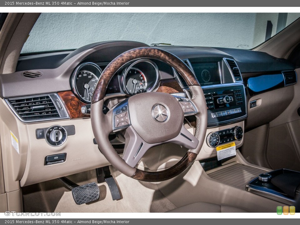 Almond Beige/Mocha Interior Dashboard for the 2015 Mercedes-Benz ML 350 4Matic #105681494