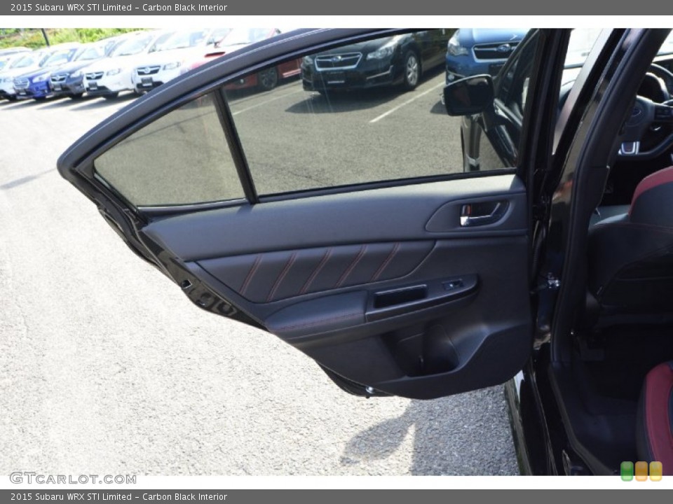 Carbon Black Interior Door Panel for the 2015 Subaru WRX STI Limited #105683204