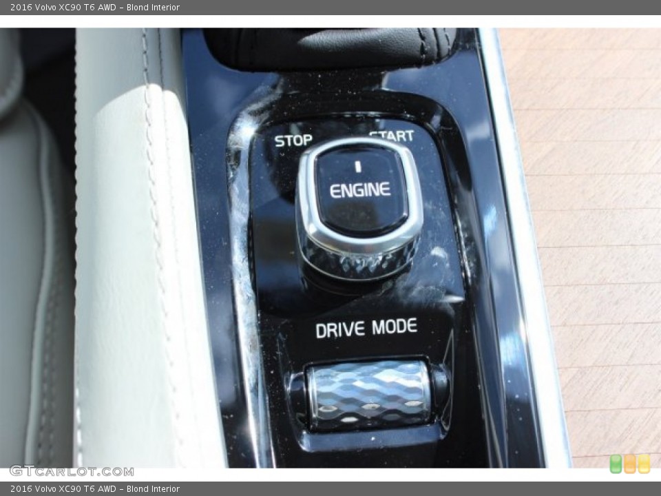 Blond Interior Controls for the 2016 Volvo XC90 T6 AWD #105686411