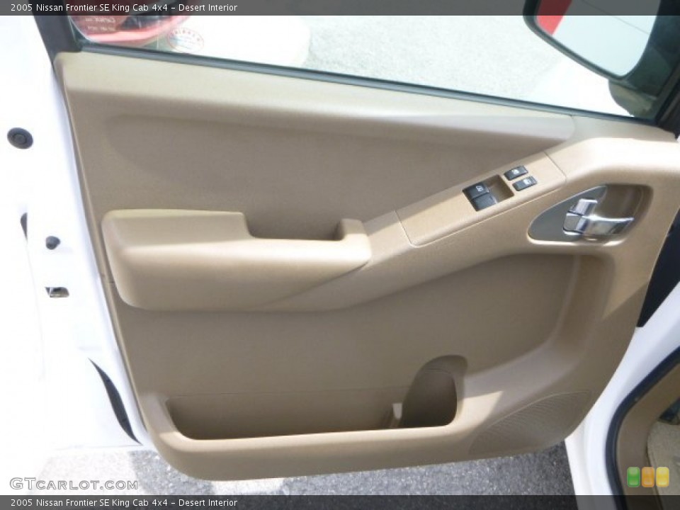 Desert Interior Door Panel for the 2005 Nissan Frontier SE King Cab 4x4 #105689915