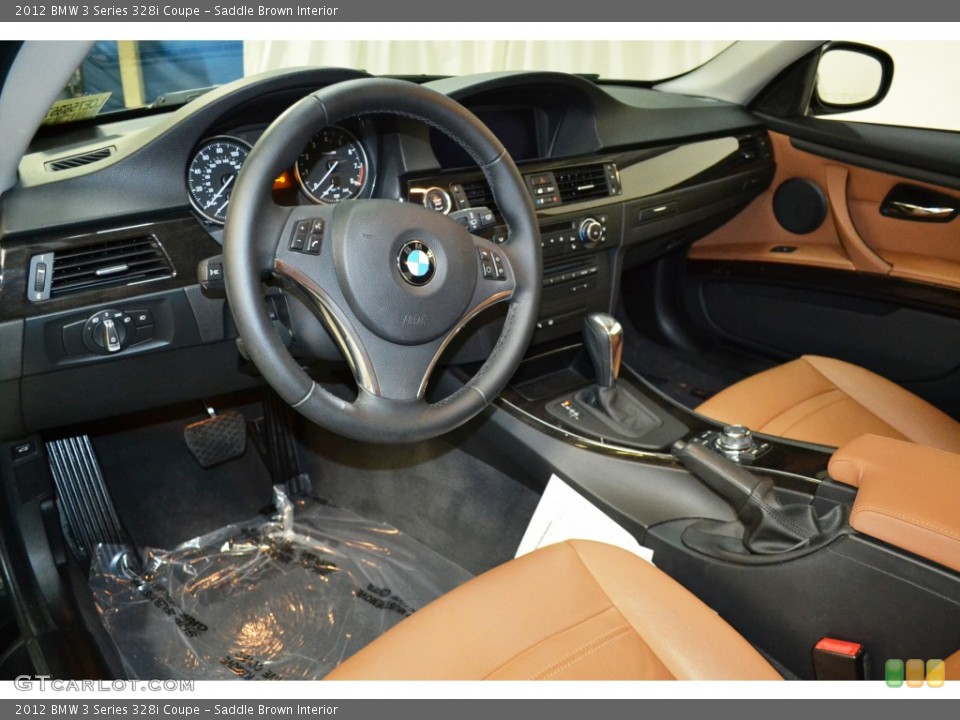 Saddle Brown Interior Photo for the 2012 BMW 3 Series 328i Coupe #105698078
