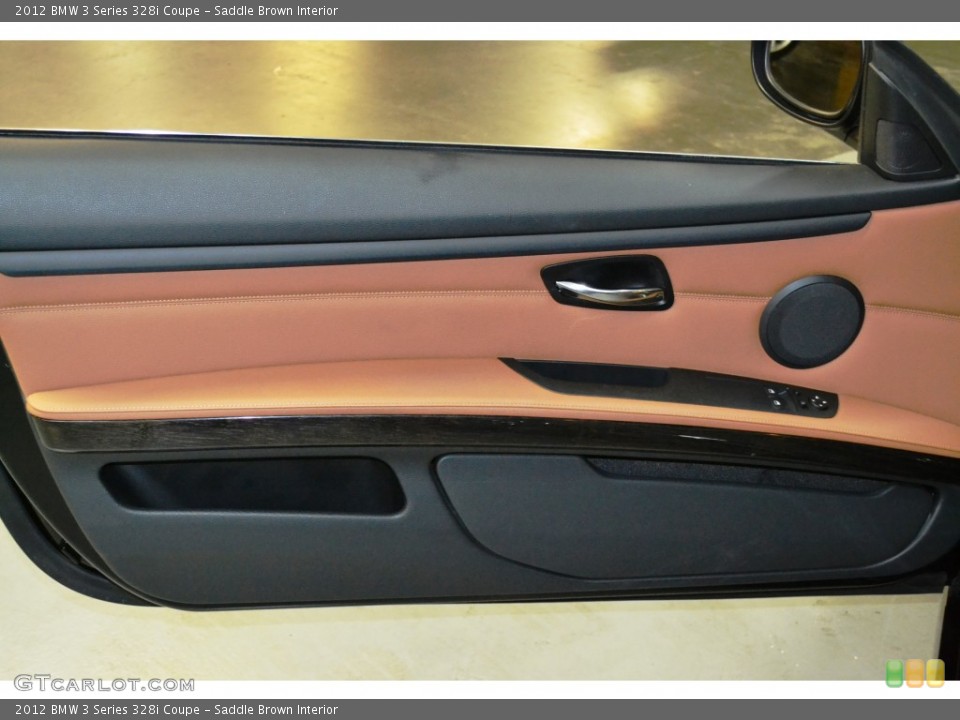 Saddle Brown Interior Door Panel for the 2012 BMW 3 Series 328i Coupe #105698117