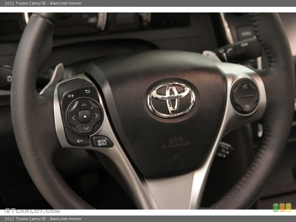Black/Ash Interior Steering Wheel for the 2012 Toyota Camry SE #105699042