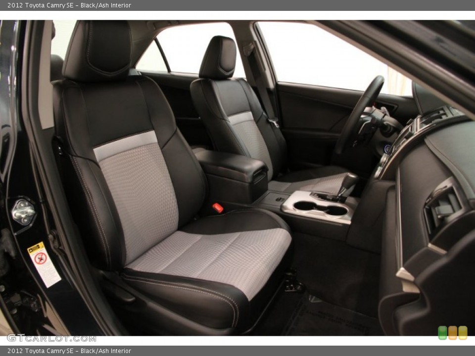 Black/Ash Interior Front Seat for the 2012 Toyota Camry SE #105699211