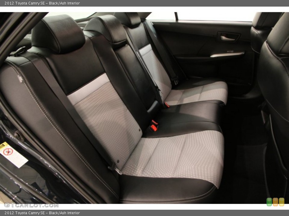 Black/Ash Interior Rear Seat for the 2012 Toyota Camry SE #105699232