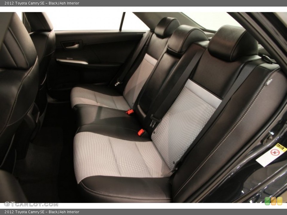 Black/Ash Interior Rear Seat for the 2012 Toyota Camry SE #105699250