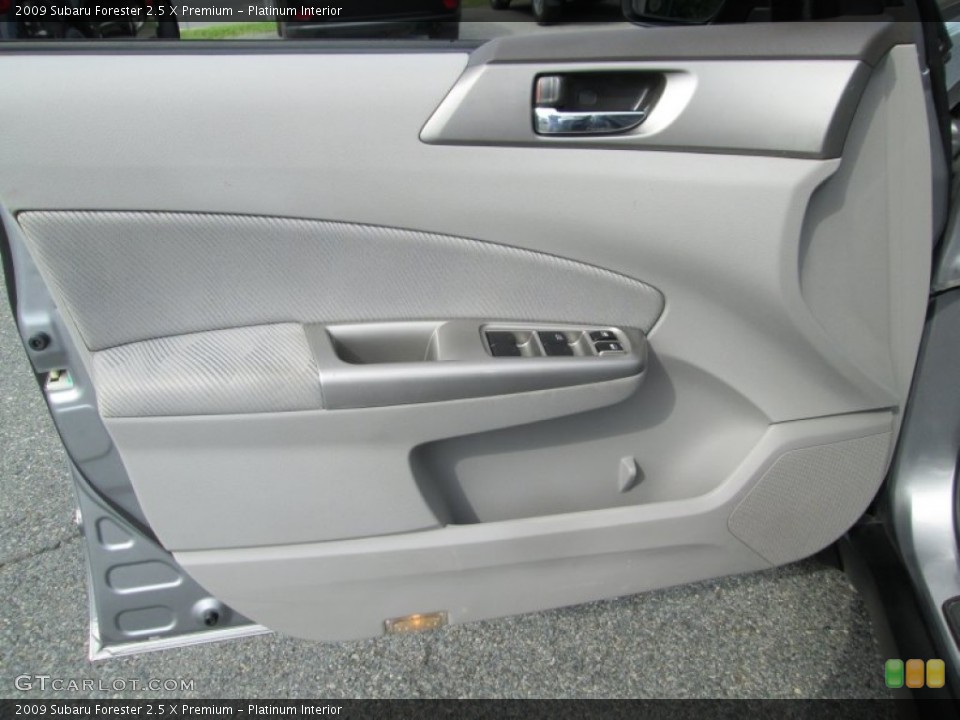 Platinum Interior Door Panel for the 2009 Subaru Forester 2.5 X Premium #105701671