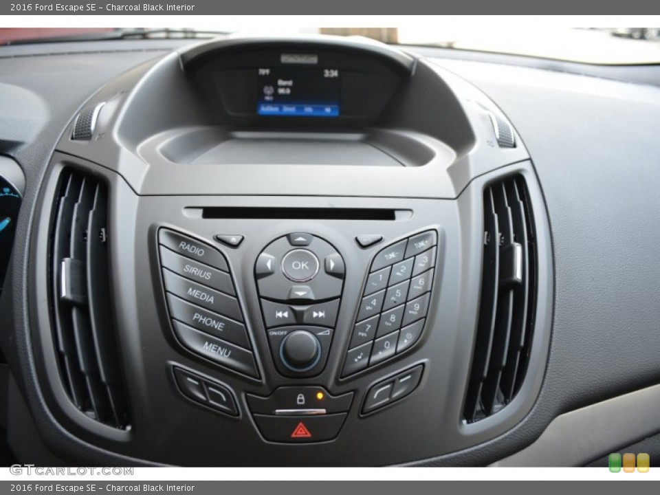 Charcoal Black Interior Controls for the 2016 Ford Escape SE #105702433