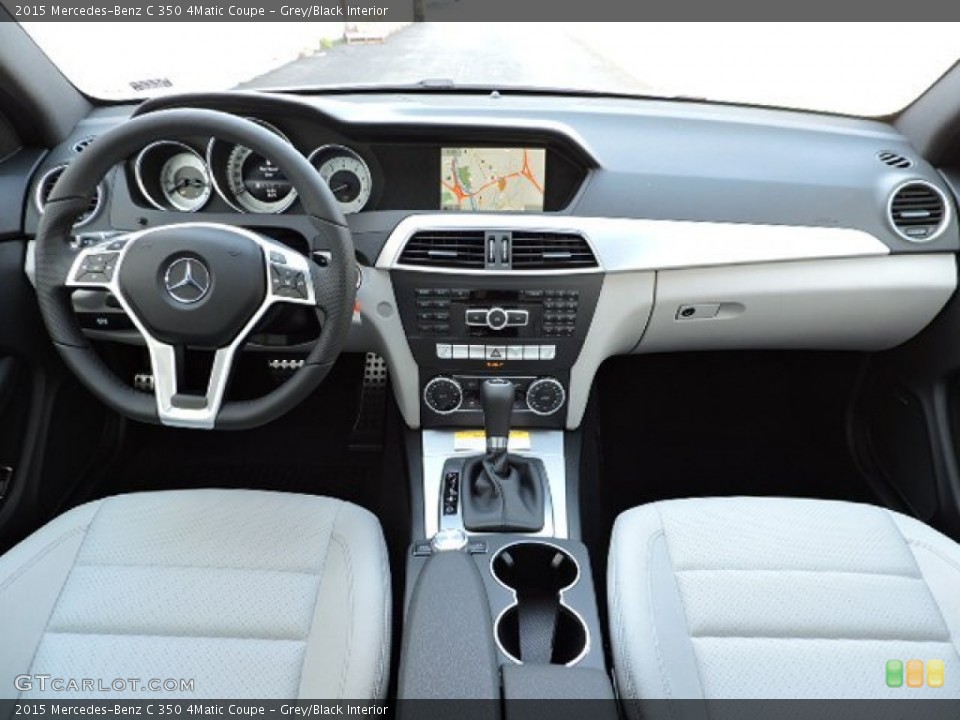 Grey/Black Interior Dashboard for the 2015 Mercedes-Benz C 350 4Matic Coupe #105706681