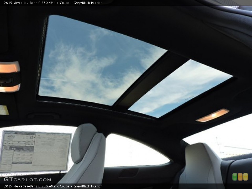 Grey/Black Interior Sunroof for the 2015 Mercedes-Benz C 350 4Matic Coupe #105706771