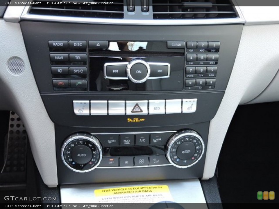 Grey/Black Interior Controls for the 2015 Mercedes-Benz C 350 4Matic Coupe #105706882