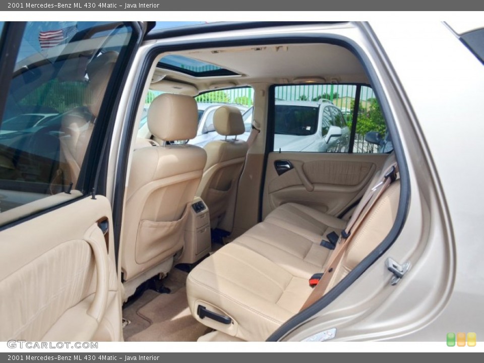 Java Interior Rear Seat for the 2001 Mercedes-Benz ML 430 4Matic #105714253