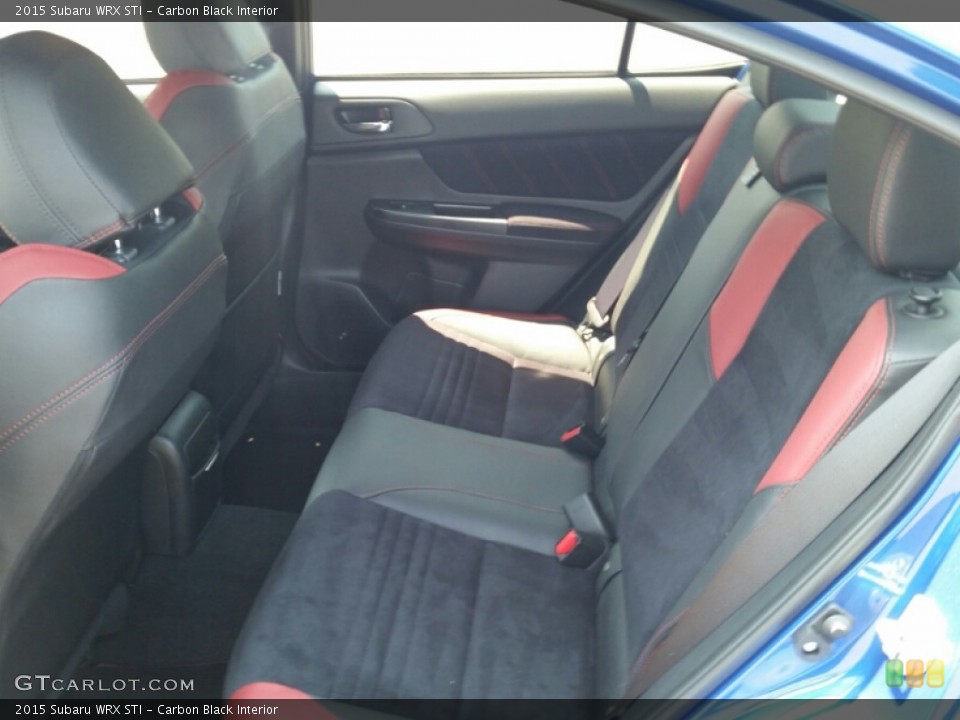 Carbon Black Interior Rear Seat for the 2015 Subaru WRX STI #105724280