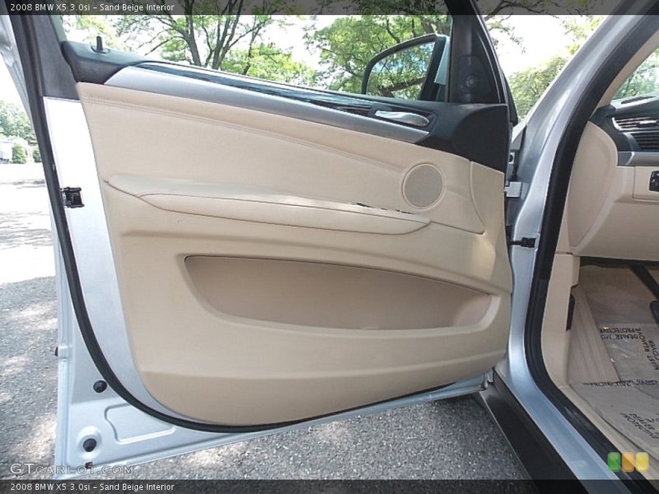 Sand Beige Interior Door Panel for the 2008 BMW X5 3.0si #105733904